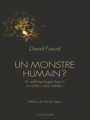 cover image of Un monstre humain ?